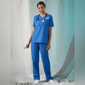 Spirit Men's Medical Scrub Set in Royal Blue